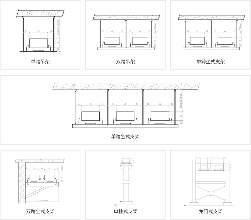 火山巖澆注母線安裝吊架 火山巖澆注母線安裝吊架